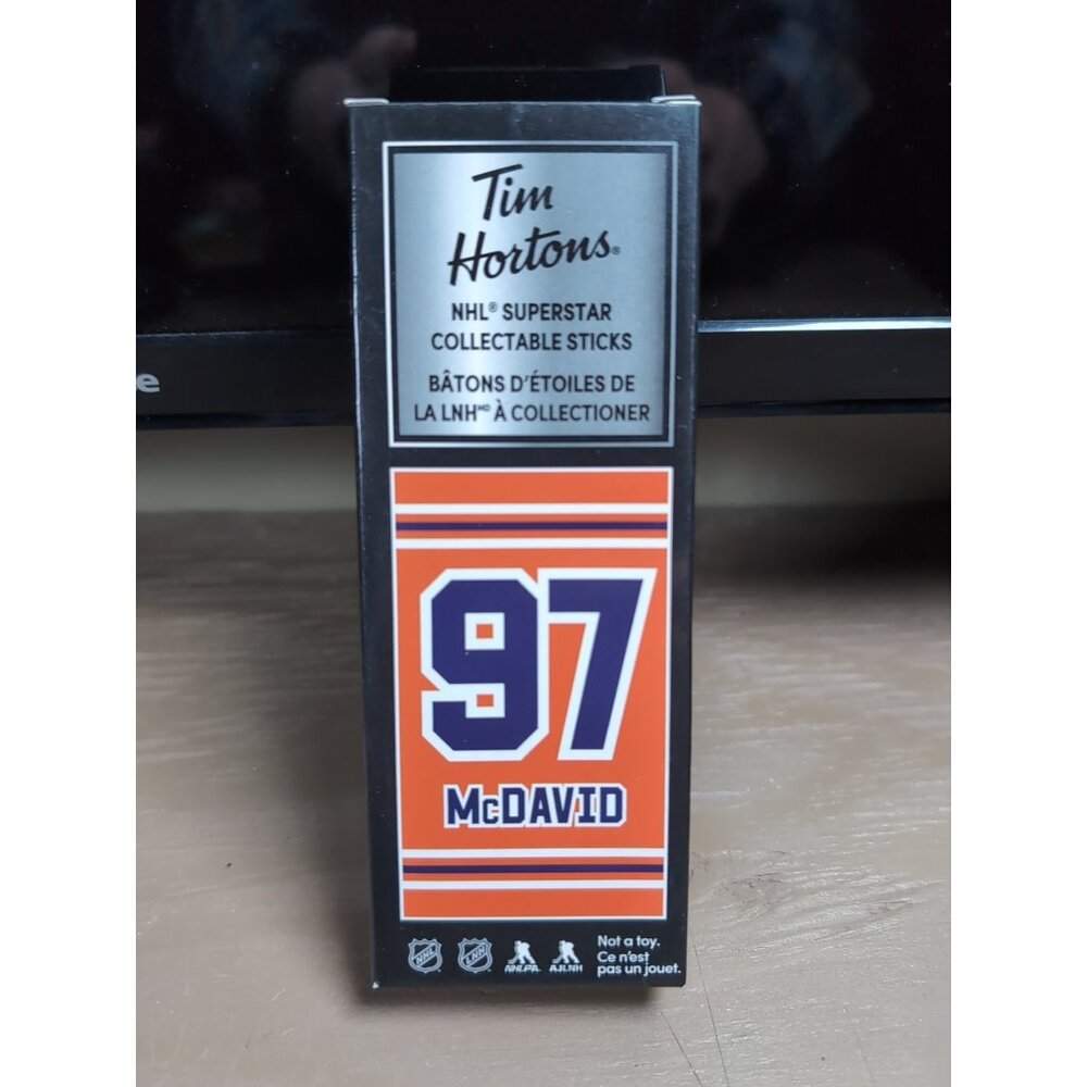 Connor McDavid#97 Tim Hortons NHL Superstars Collectible Mini Hockey Stick